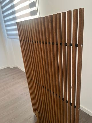 Pantalla privacidad IKEA marrón claro