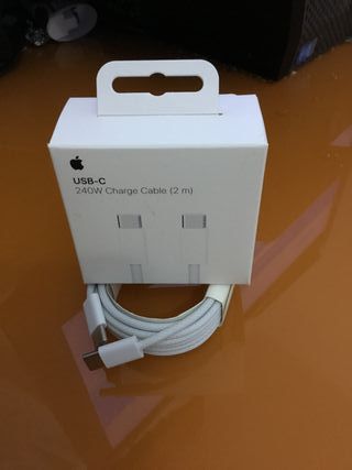 CARGADOR IPHONE 17/16/15/IPAD +CABLE 2m 240W USB-C
