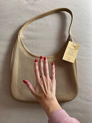 Set Borsa e Portacarte Cosy Island Beige