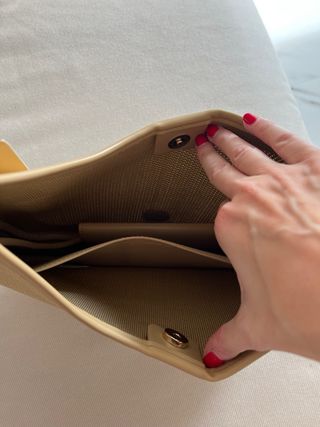 Set Borsa e Portacarte Cosy Island Beige