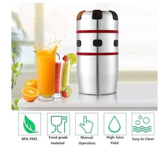 Exprimidor Manual De Acero Inoxidable