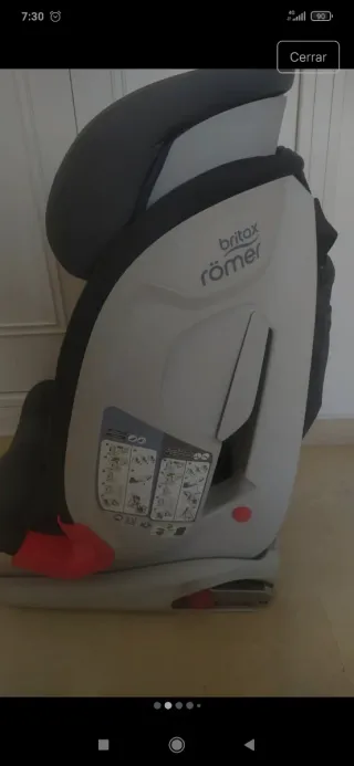 Silla coche Britax Römerbcon Ixofix