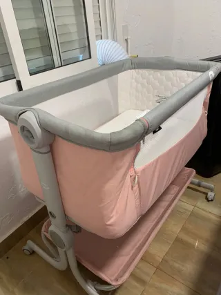 Cuna colecho rosa