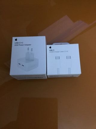 CARGADOR 35W IPHONE 17/16/15/IPAD +CABLE 2m 240W