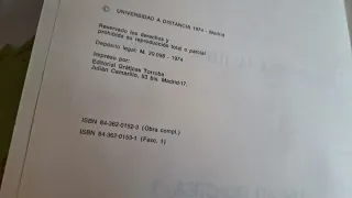 TEORIA ECONOMICA. Uned 1974