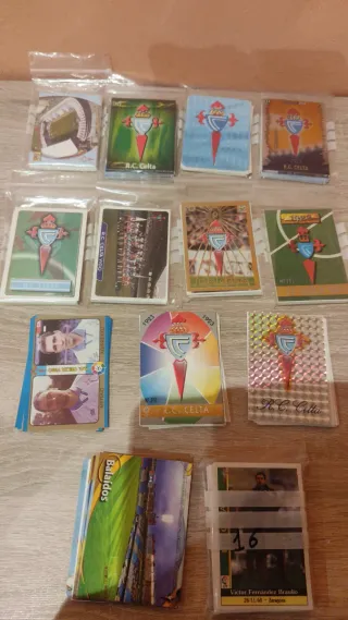 195 cromos RC Celta de Vigo mundicromo