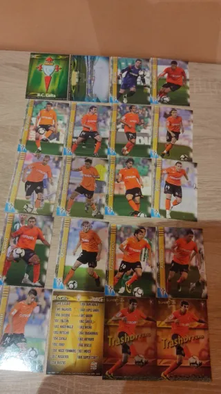 195 cromos RC Celta de Vigo mundicromo