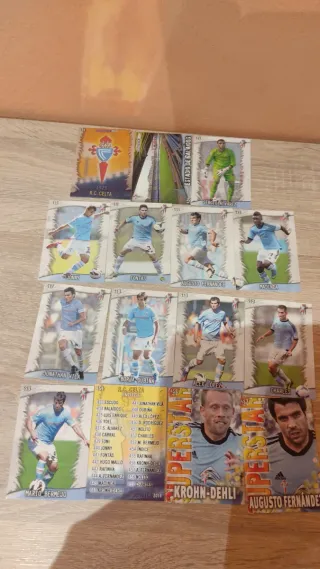 195 cromos RC Celta de Vigo mundicromo