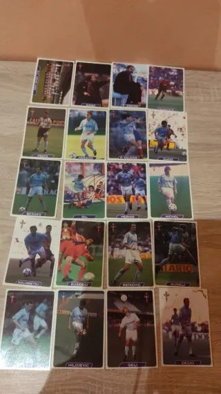 195 cromos RC Celta de Vigo mundicromo