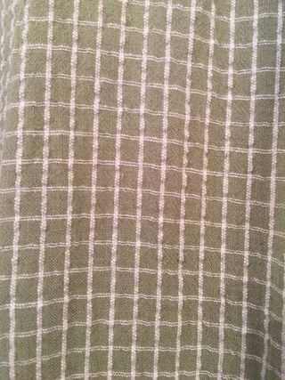 Vestido de cuadros verde Primark