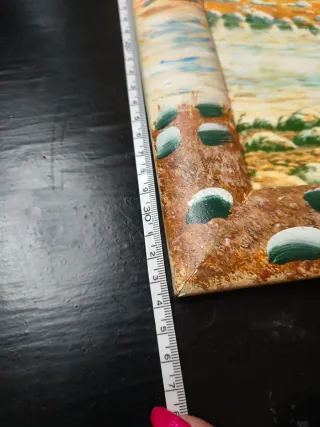 Quadro Zebre Dipinto Cornice 45x34cm