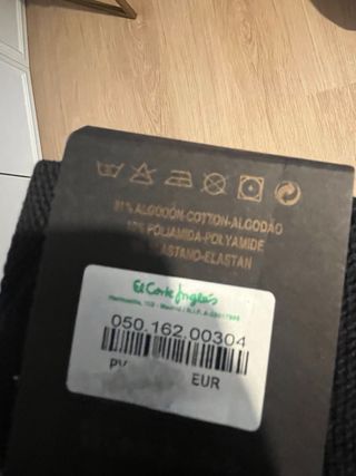 Calcetines Emilio Tucci lunares negros talla 39/42