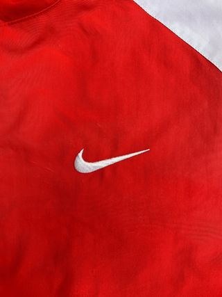 Chaqueta Vintage Nike Roja Blanca Negra