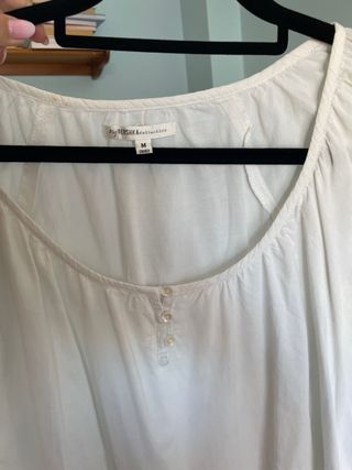Blusa blanca talla única