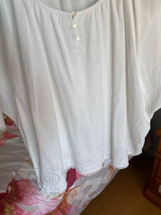 Blusa blanca talla única