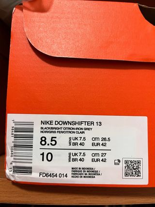 Zapatillas Nike Downshifter 13 Negras y Amarillas