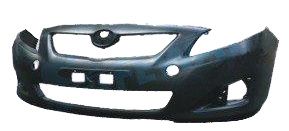 Paragolpes Delantero (Negro) (Con Agujeros) para Toyota COROLLA SEDAN 2007