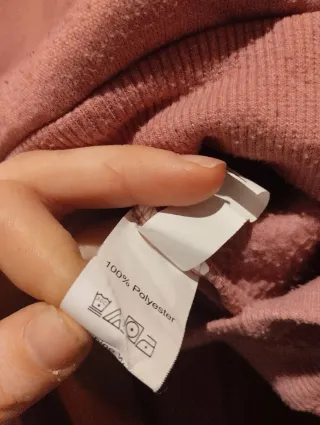 Sudadera rosa con capucha