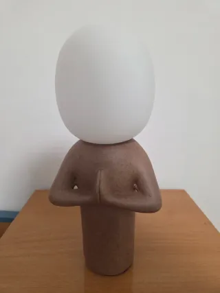 Lámpara de noche decorativa terracota