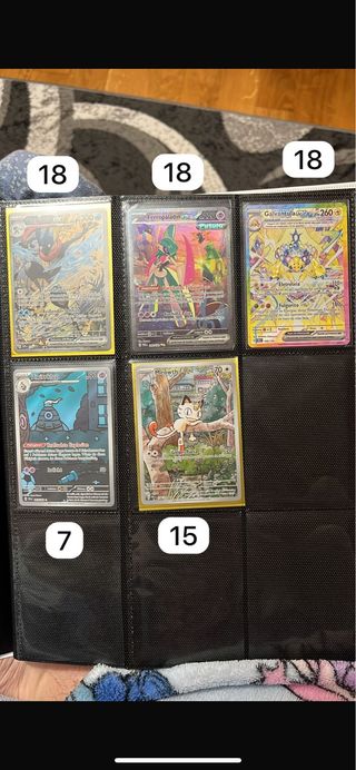 Lote Cartas Pokémon
