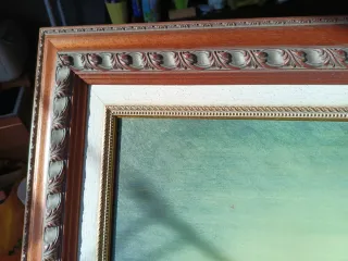 Cuadro acuarela bodegón enmarcado