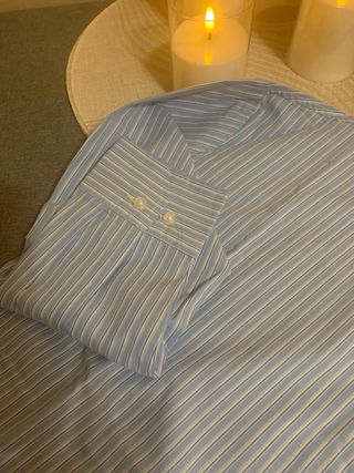 Camisa Springfield azul y blanca Talla M