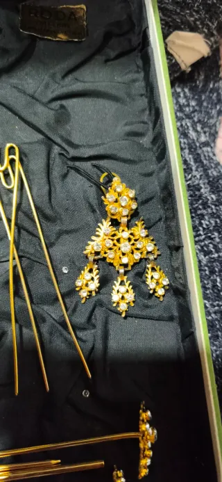 Aderezo Fallera Niña Oro