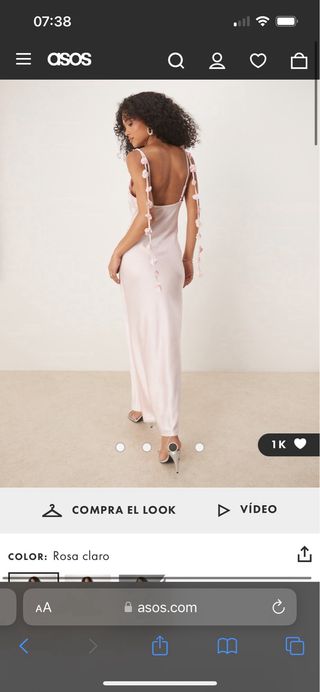 Vestido rosa Gina Tricot