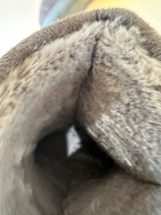 Botas forradas grises nuevas