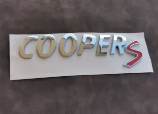 Cooper S Emblema para Maletero de Mini Cooper One