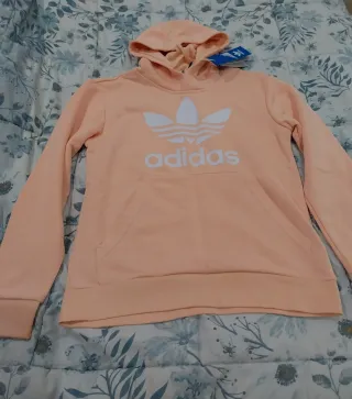 Sudadera Adidas rosa - salmon nueva