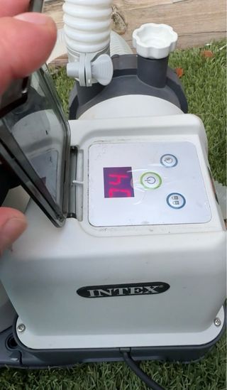 Piscina desmontable Intex azul