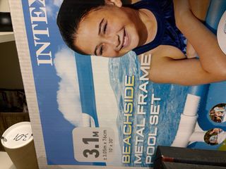 Piscina desmontable Intex azul