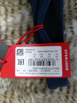 Top deportivo Hugo Boss mujer azul