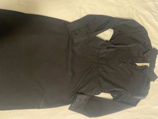 Vestido camisero Naf Naf negro