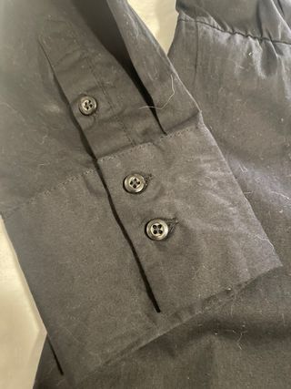 Vestido camisero Naf Naf negro