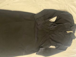 Vestido camisero Naf Naf negro