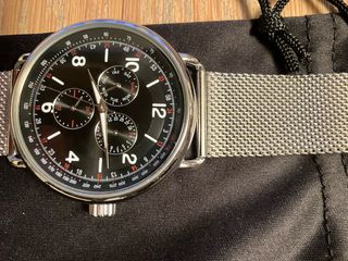 Reloj Zara Caballero Negro y Plateado