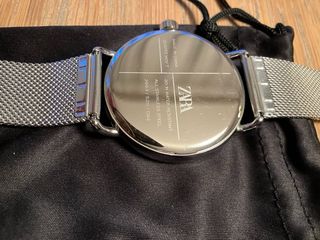 Reloj Zara Caballero Negro y Plateado