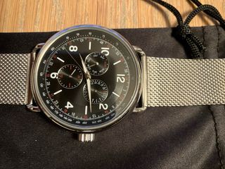 Reloj Zara Caballero Negro y Plateado