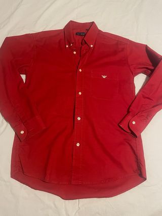 Camisa Armani Jeans Roja Talla M