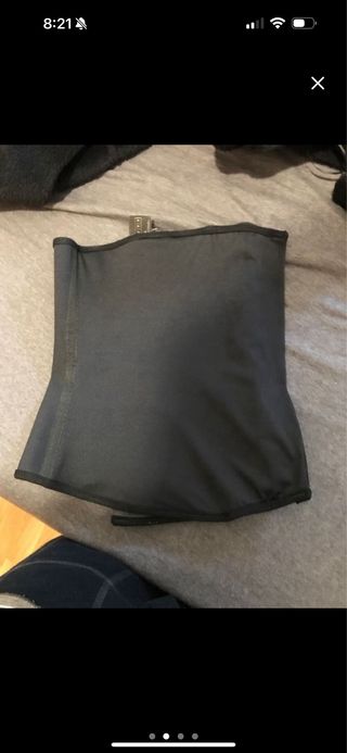 Faja Cinturilla Látex Negra