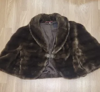 Torera bolero abrigo pelo vintage años 70