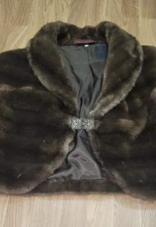 Torera bolero abrigo pelo vintage años 70