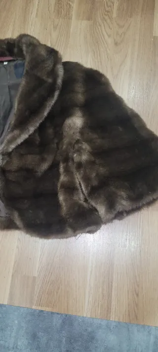 Torera bolero abrigo pelo vintage años 70