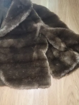 Torera bolero abrigo pelo vintage años 70