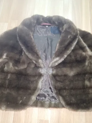 Torera bolero abrigo pelo vintage años 70