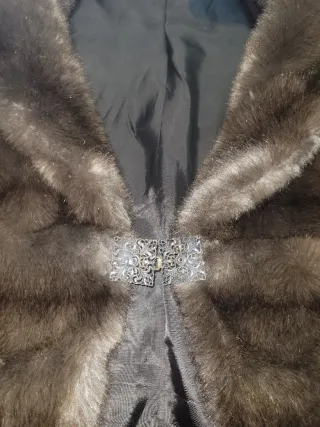 Torera bolero abrigo pelo vintage años 70