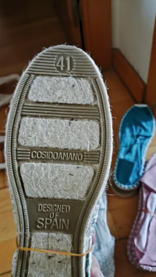 Alpargatas de tela nuevas