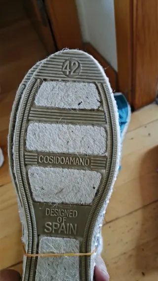 Alpargatas de tela nuevas